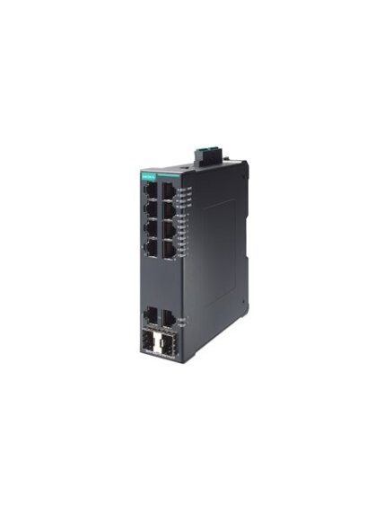 Moxa (SDS-G3010-2GTXSFP-T) Compact industrial smart Ethernet switch with 8 10/100/1000BaseT(X) ports, 2 10/100/1000BaseT(X) or 100/1000BaseSFP combo ports, dual 12/24/48 VDC power inputs, -40 to 75°C operating temperature 3 Moxa (SDS-G3010-2GTXSFP-T) Compact industrial smart Ethernet switch with 8 10/100/1000BaseT(X) ports, 2 10/100/1000BaseT(X) or 100/1000BaseSFP combo ports, dual 12/24/48 VDC power inputs, -40 to 75°C operating temperature 3