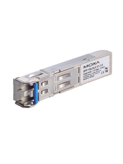 Moxa (SFP-1GEZXLC-120) SFP module with 1 1000BaseEZX port with LC connector for 120 km transmission, 0 to 60°C operating temperature