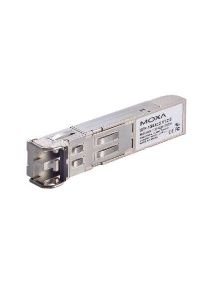 Moxa (SFP-1GSXLC) SFP module with 1 1000BaseSX port with LC connector for 300m/550m transmission, 0 to 60°C operating temperature