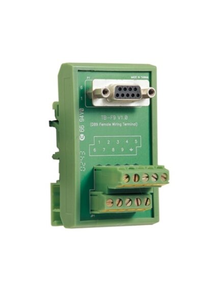 Moxa (TB-F9) DB9 female DIN-rail wiring terminal