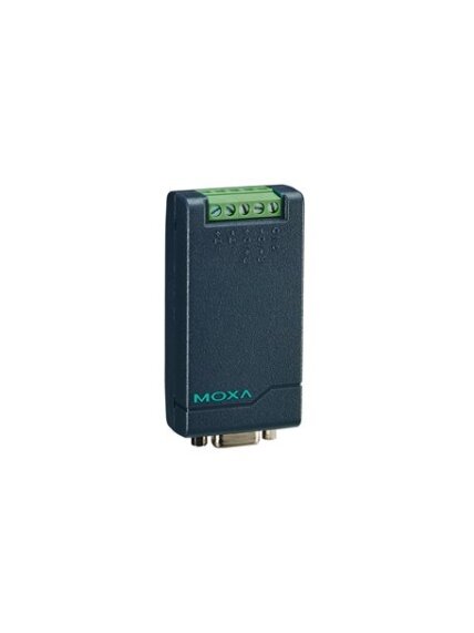 Moxa (TCC-80I) Port-powered RS-232 to RS-422/485 converter with 15 kV serial ESD protection, terminal block on the RS-422/485 side, and 2.5 kV optical isolation 1