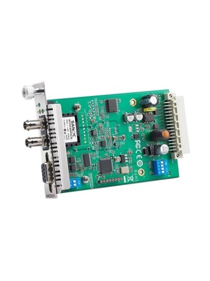 Moxa (TCF-142-M-SC-RM) RS-232/422/485 to multi-mode fiber slide-in module converter, SC connector 2