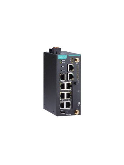 Moxa (UC-5111-T-LX) Arm-based industrial computing platform with Cortex-A8 1 GHz CPU, 4 serial ports, 2 Ethernet ports, 1 SD slot, 2 CAN ports, 4 DIs, 4 DOs, 1 USB port, -40 to 85°C operating temperature range 3