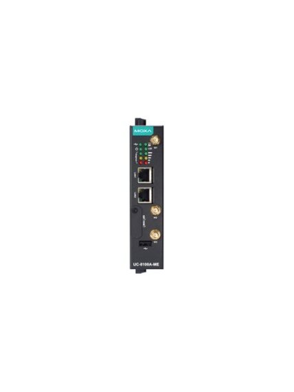 Moxa (UC-8112A-ME-T-LX) Arm-based DIN-rail industrial computer with 2 Ethernet ports, 2 serial ports, 1 Mini PCIe slot for Wi-Fi or LTE, -40 to 75°C operating temperature 1 Moxa (UC-8112A-ME-T-LX) Arm-based DIN-rail industrial computer with 2 Ethernet ports, 2 serial ports, 1 Mini PCIe slot for Wi-Fi or LTE, -40 to 75°C operating temperature 1