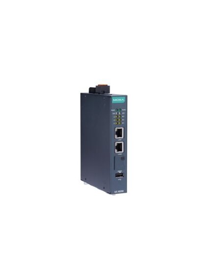 Moxa (UC-8210-T-LX-S) Arm Cortex-A7 dual-core 1 GHz IIoT gateway with built-in TPM module, 1 CAN port, 4 DIs, 4 DOs, -40 to 85°C operating temperature Moxa (UC-8210-T-LX-S) Arm Cortex-A7 dual-core 1 GHz IIoT gateway with built-in TPM module, 1 CAN port, 4 DIs, 4 DOs, -40 to 85°C operating temperature
