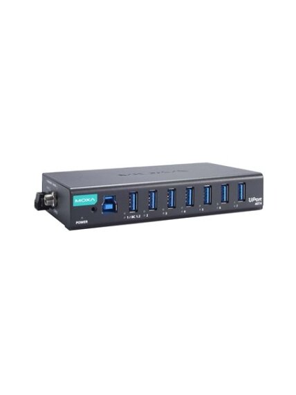 Moxa (UPort 407A) 7-port industrial-grade USB 3.2 hubs, 0 to 60°C operating temperature