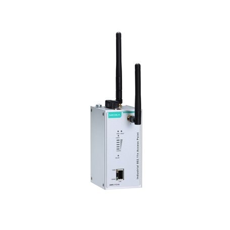 Moxa (AWK-1131A-US-T) pramoninis Wi-Fi 4 (802.11n) belaidis prieigos taškas / klientas, US dažnių juosta, Darbinė temperatūra: -40...75 °C