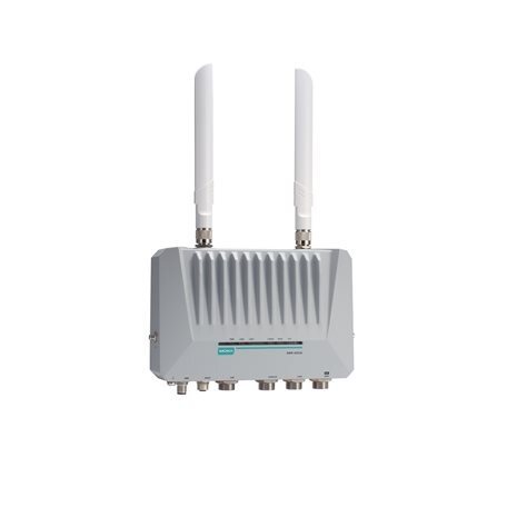 Moxa (AWK-4252A-US-T) lauko pramoninis Wi-Fi 5 (802.11ac) belaidis prieigos taškas / tiltas / klientas, IP68, US dažnių juosta, Darbinė temperatūra: -40...75 °C