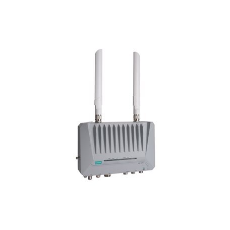 Moxa (AWK-4262A-US-T) pažangus pramoninis lauko Wi-Fi 6 (802.11ax) belaidis prieigos taškas / tiltas / klientas, komplektacija: 1 M12 10/100/1000/2500BaseT(X) ir 1 M12 10/100/1000BaseT(X) prievadas, IP68, US dažnių juosta, Darbinė temperatūra: -40...75 °C