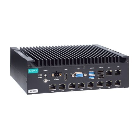 Moxa (BXP-A100-E4-8L-T) dėžė kompiuteris, komplektacija: Intel Atom® x6425E procesorius, 10 LAN prievadai, 2 nuosekliojo ryšio prievadai, 4 skaitmeniniai įėjimai (DI), 4 skaitmeniniai išėjimai (DO), 2 USB 3.0 prievadai, 4 USB 2.0 prievadai, 1 VGA prievada Moxa (BXP-A100-E4-8L-T) dėžė kompiuteris, komplektacija: Intel Atom® x6425E procesorius, 10 LAN prievadai, 2 nuosekliojo ryšio prievadai, 4 skaitmeniniai įėjimai (DI), 4 skaitmeniniai išėjimai (DO), 2 USB 3.0 prievadai, 4 USB 2.0 prievadai, 1 VGA prievada