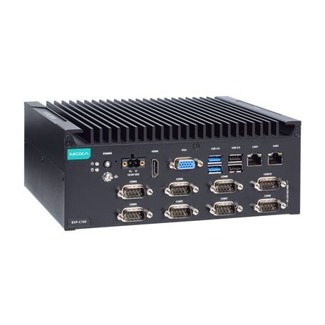 Moxa (BXP-C100-C5-8C-T) dėžė kompiuteris, komplektacija: Intel® Core® i5-1145G7E procesorius, 2 LAN prievadai, 10 nuosekliojo ryšio prievadai, 4 skaitmeniniai įėjimai (DI), 4 skaitmeniniai išėjimai (DO), 2 USB 3.0 prievadai, 4 USB 2.0 prievadai, 1 VGA pri Moxa (BXP-C100-C5-8C-T) dėžė kompiuteris, komplektacija: Intel® Core® i5-1145G7E procesorius, 2 LAN prievadai, 10 nuosekliojo ryšio prievadai, 4 skaitmeniniai įėjimai (DI), 4 skaitmeniniai išėjimai (DO), 2 USB 3.0 prievadai, 4 USB 2.0 prievadai, 1 VGA pri
