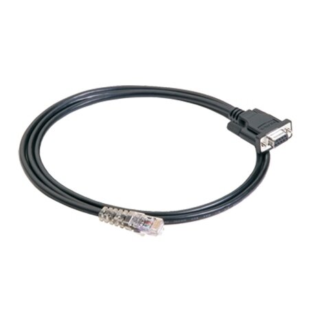 Moxa (CBL-RJ45F9-150) 8 kontaktų RJ45 į DB9 lizdas nuoseklusis ryšys kabelis, 1.5m