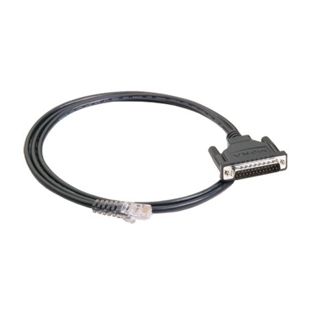 Moxa (CBL-RJ45M25-150) 8 kontaktų RJ45 į DB25 kištukas nuoseklusis ryšys kabelis, 1.5m