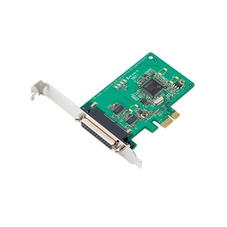Moxa (CP-102EL-DB9M) 2 prievadų RS-232 Žemo profilio PCI Express x1 nuosekliojo ryšio plokštė (apima DB9 kištukas kabelis)