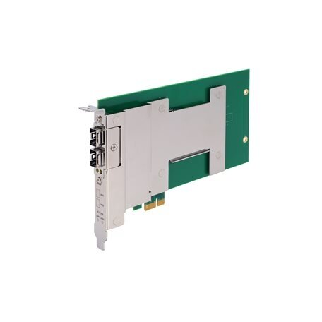 Moxa (DA-GX02-SFP-T) 2 prievadų 100/1000 Mbps šviesolaidis plokštė, komplektacija: 2 SFP lizdai, 1 PCIe sąsaja Moxa (DA-GX02-SFP-T) 2 prievadų 100/1000 Mbps šviesolaidis plokštė, komplektacija: 2 SFP lizdai, 1 PCIe sąsaja
