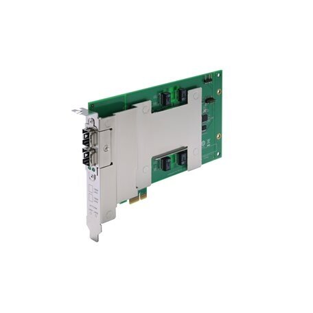 Moxa (DE-FX02-SFP-T) 2 prievadų 100 Mbps šviesolaidis plokštė, 2 SFP lizdai, PCIe sąsaja, Darbinė temperatūra: -40...75 °C (SFP modulis excluded) Moxa (DE-FX02-SFP-T) 2 prievadų 100 Mbps šviesolaidis plokštė, 2 SFP lizdai, PCIe sąsaja, Darbinė temperatūra: -40...75 °C (SFP modulis excluded)