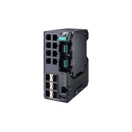 Moxa (EDS-4014-4GS-2QGS-LV-T) valdomas Ethernet komutatorius, komplektacija: 8 10/100BaseT(X) prievadai, 4 100/1000BaseSFP prievadai, 2 1000/2500BaseSFP prievadai, dvigubas maitinimas maitinimo šaltinis, 12/24/48 VDC, Darbinė temperatūra: -40...75 °C 3 Moxa (EDS-4014-4GS-2QGS-LV-T) valdomas Ethernet komutatorius, komplektacija: 8 10/100BaseT(X) prievadai, 4 100/1000BaseSFP prievadai, 2 1000/2500BaseSFP prievadai, dvigubas maitinimas maitinimo šaltinis, 12/24/48 VDC, Darbinė temperatūra: -40...75 °C 3