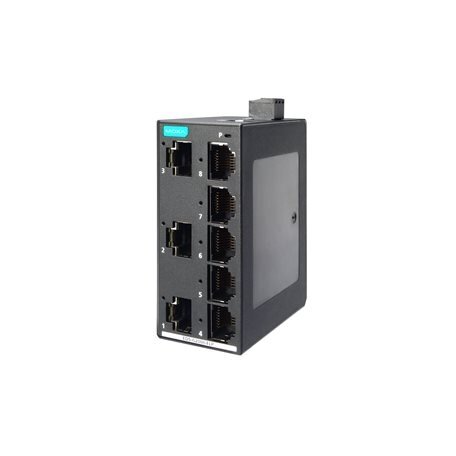 Moxa (EDS-G2008-ELP) nevaldomas visi prievadai Gigabit, Ethernet komutatorius, komplektacija: 8 10/100/1000 BaseT(X) prievadai, 12/24/48 maitinimo įėjimas, plastikinis korpusas, Darbinė temperatūra: -10...60 °C 3 Moxa (EDS-G2008-ELP) nevaldomas visi prievadai Gigabit, Ethernet komutatorius, komplektacija: 8 10/100/1000 BaseT(X) prievadai, 12/24/48 maitinimo įėjimas, plastikinis korpusas, Darbinė temperatūra: -10...60 °C 3