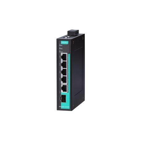 Moxa (EDS-G205-1GTXSFP) nevaldomas visi prievadai Gigabit, Ethernet komutatorius, komplektacija: 4 10/100/1000BaseT(X) prievadai, 1 kombinuotas 10/100/1000BaseT(X) arba 100/1000BaseSFP prievadas, Darbinė temperatūra: -10...60 °C 2 Moxa (EDS-G205-1GTXSFP) nevaldomas visi prievadai Gigabit, Ethernet komutatorius, komplektacija: 4 10/100/1000BaseT(X) prievadai, 1 kombinuotas 10/100/1000BaseT(X) arba 100/1000BaseSFP prievadas, Darbinė temperatūra: -10...60 °C 2