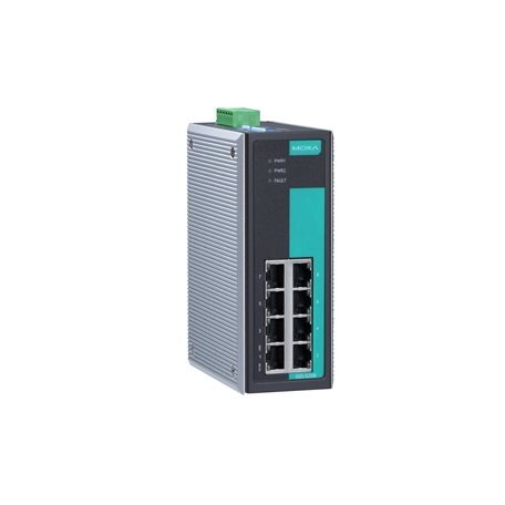Moxa (EDS-G308-2SFP-T) nevaldomas visi prievadai Gigabit, Ethernet komutatorius, komplektacija: 6 10/100/1000BaseT(X) prievadai, 2 kombinuotas 10/100/1000BaseT(X) arba 100/1000BaseSFP lizdai skirta pridedant SFP-1G/1FE serija Gigabit/Fast Ethernet modulia 2 Moxa (EDS-G308-2SFP-T) nevaldomas visi prievadai Gigabit, Ethernet komutatorius, komplektacija: 6 10/100/1000BaseT(X) prievadai, 2 kombinuotas 10/100/1000BaseT(X) arba 100/1000BaseSFP lizdai skirta pridedant SFP-1G/1FE serija Gigabit/Fast Ethernet modulia 2