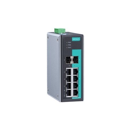 Moxa (EDS-G308) nevaldomas visi prievadai Gigabit, Ethernet komutatorius, komplektacija: 8 10/100/1000BaseT(X) prievadai, Darbinė temperatūra: 0...60 °C 3