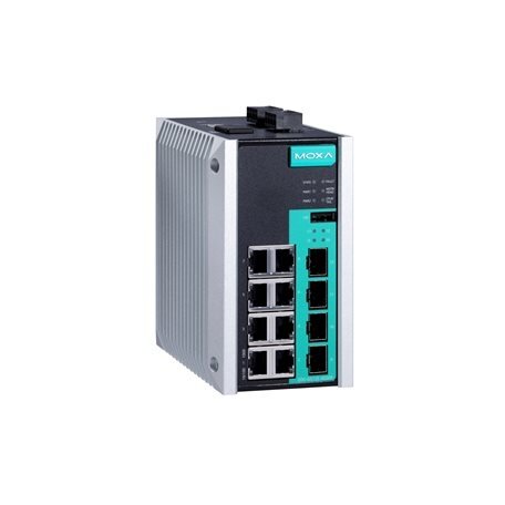 Moxa (EDS-G512E-4GSFP) 12 prievadų visi prievadai Gigabit, valdomas Ethernet komutatorius, komplektacija: 8 10/100/1000BaseT(X) prievadai, 4 Gigabit SFP lizdai, Darbinė temperatūra: -10...60 °C 3 Moxa (EDS-G512E-4GSFP) 12 prievadų visi prievadai Gigabit, valdomas Ethernet komutatorius, komplektacija: 8 10/100/1000BaseT(X) prievadai, 4 Gigabit SFP lizdai, Darbinė temperatūra: -10...60 °C 3