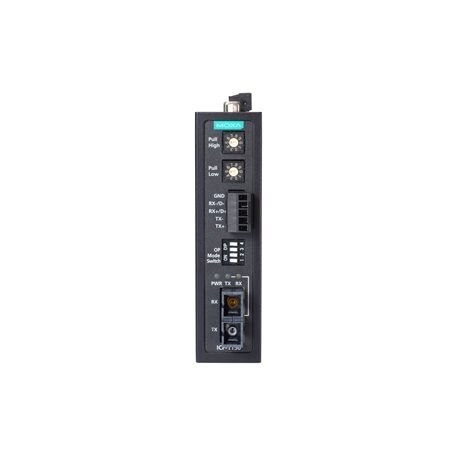 Moxa (ICF-1150-S-ST-T) pramoninis RS-232/422/485 į vienamodis šviesolaidis keitiklis, ST jungtis, Darbinė temperatūra: -40...85 °C 3 Moxa (ICF-1150-S-ST-T) pramoninis RS-232/422/485 į vienamodis šviesolaidis keitiklis, ST jungtis, Darbinė temperatūra: -40...85 °C 3