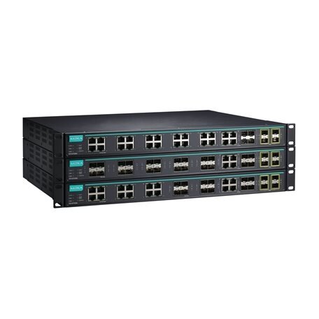Moxa (ICS-G7528A-8GSFP-4XG-HV-HV-T) 2 lygmens visi prievadai Gigabit, valdomas Ethernet komutatorius, komplektacija: 12 10/100/1000BaseT(X) prievadai, 8 100/1000BaseSFP lizdai, 4 10/100/1000BaseT(X) arba 100/1000BaseSFP lizdas kombinuoti prievadai, 4 10Gb 2 Moxa (ICS-G7528A-8GSFP-4XG-HV-HV-T) 2 lygmens visi prievadai Gigabit, valdomas Ethernet komutatorius, komplektacija: 12 10/100/1000BaseT(X) prievadai, 8 100/1000BaseSFP lizdai, 4 10/100/1000BaseT(X) arba 100/1000BaseSFP lizdas kombinuoti prievadai, 4 10Gb 2