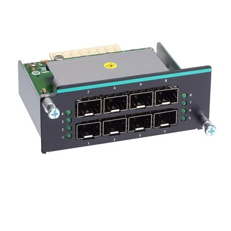 Moxa (IM-6700A-4MSC2TX) Fast Ethernet modulis, komplektacija: 4 daugiamodis 100BaseFX prievadai su SC jungtis, 2 10/100BaseT(X) prievadai 2 Moxa (IM-6700A-4MSC2TX) Fast Ethernet modulis, komplektacija: 4 daugiamodis 100BaseFX prievadai su SC jungtis, 2 10/100BaseT(X) prievadai 2
