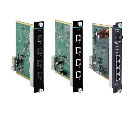 Moxa (IM-G7000A-4GSFP) Gigabit Ethernet sąsaja modulis, komplektacija: 4 100/1000BaseSFP lizdai, Darbinė temperatūra: -10...60 °C 1 Moxa (IM-G7000A-4GSFP) Gigabit Ethernet sąsaja modulis, komplektacija: 4 100/1000BaseSFP lizdai, Darbinė temperatūra: -10...60 °C 1