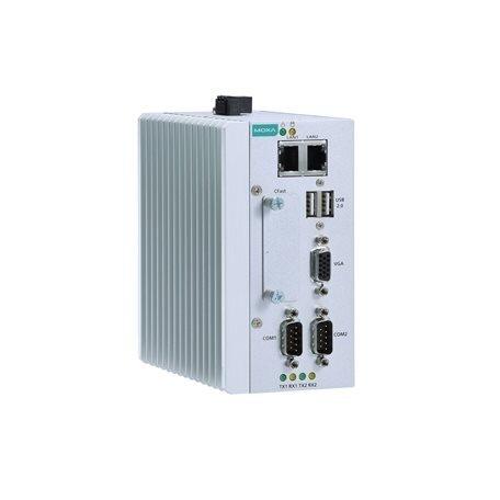Moxa (MC-1112-E4-T) x86 įterptinis kompiuteris, komplektacija: Intel Atom® keturių branduolių E3845 procesorius, 4 GB RAM, 1 VGA prievadas, 2 USB prievadai, 2 Gigabit Ethernet prievadai, 2 nuosekliojo ryšio prievadai, 1 CFast lizdas, 12...36 VDC maitinima Moxa (MC-1112-E4-T) x86 įterptinis kompiuteris, komplektacija: Intel Atom® keturių branduolių E3845 procesorius, 4 GB RAM, 1 VGA prievadas, 2 USB prievadai, 2 Gigabit Ethernet prievadai, 2 nuosekliojo ryšio prievadai, 1 CFast lizdas, 12...36 VDC maitinima