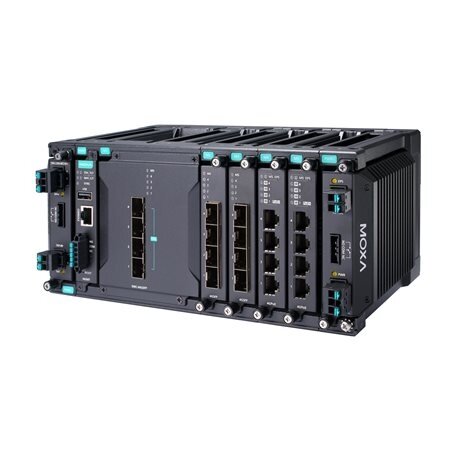 Moxa (MDS-G4020-4XGS-T) 2 lygmens visi prievadai Gigabit, modulinis valdomas Ethernet komutatorius, komplektacija: 4 fiksuotas 10GbE SFP+ lizdai, 4 lizdai skirta pasirinktinai 4 prievadų GE/FE moduliai, 2 lizdai skirta galvaniškai atskirtas maitinimas mod 3 Moxa (MDS-G4020-4XGS-T) 2 lygmens visi prievadai Gigabit, modulinis valdomas Ethernet komutatorius, komplektacija: 4 fiksuotas 10GbE SFP+ lizdai, 4 lizdai skirta pasirinktinai 4 prievadų GE/FE moduliai, 2 lizdai skirta galvaniškai atskirtas maitinimas mod 3