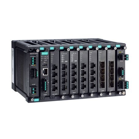 Moxa (MDS-G4028) 2 lygmens visi prievadai Gigabit, modulinis valdomas Ethernet komutatorius, komplektacija: 4 fiksuotas Gigabit Ethernet prievadai, 6 lizdai skirta pasirinktinai 4 prievadų GE/FE moduliai, 2 lizdai skirta galvaniškai atskirtas maitinimas m Moxa (MDS-G4028) 2 lygmens visi prievadai Gigabit, modulinis valdomas Ethernet komutatorius, komplektacija: 4 fiksuotas Gigabit Ethernet prievadai, 6 lizdai skirta pasirinktinai 4 prievadų GE/FE moduliai, 2 lizdai skirta galvaniškai atskirtas maitinimas m