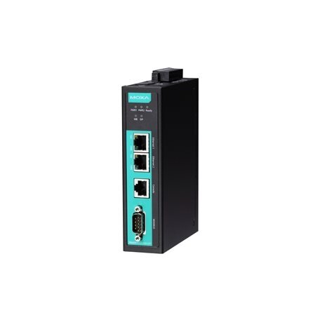 Moxa (MGate 5105-MB-EIP-T) 1 prievadų MQTT-palaikomas Modbus RTU/ASCII/TCP-į-EtherNet/IP tinklų sietuvai, Darbinė temperatūra: -40...75 °C 2