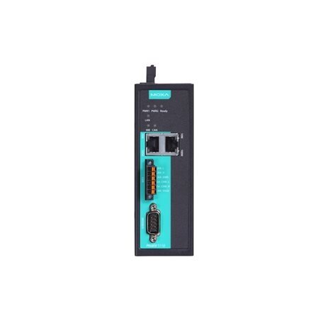 Moxa (MGate 5118) 1 prievadų J1939 į Modbus/PROFINET/EtherNet/IP tinklų sietuvas, Darbinė temperatūra: 0...60 °C 3