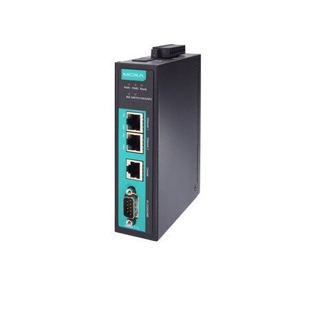 Moxa (MGate 5119-T) 1 prievadų DNP3/IEC 101/IEC 104/Modbus-į-IEC 61850 tinklų sietuvai, Darbinė temperatūra: -40...75 °C 3