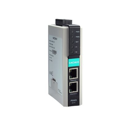 Moxa (MGate 5217I-1200-T) 2 prievadų Modbus-į-BACnet/IP tinklų sietuvas, 1200 taškai, 2kV galvaninis atskyrimas, 12...48 VDC, 24 VAC, Darbinė temperatūra: -40...75 °C 1 Moxa (MGate 5217I-1200-T) 2 prievadų Modbus-į-BACnet/IP tinklų sietuvas, 1200 taškai, 2kV galvaninis atskyrimas, 12...48 VDC, 24 VAC, Darbinė temperatūra: -40...75 °C 1