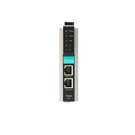 Moxa (MGate 5217I-1200-T) 2 prievadų Modbus-į-BACnet/IP tinklų sietuvas, 1200 taškai, 2kV galvaninis atskyrimas, 12...48 VDC, 24 VAC, Darbinė temperatūra: -40...75 °C 2 Moxa (MGate 5217I-1200-T) 2 prievadų Modbus-į-BACnet/IP tinklų sietuvas, 1200 taškai, 2kV galvaninis atskyrimas, 12...48 VDC, 24 VAC, Darbinė temperatūra: -40...75 °C 2