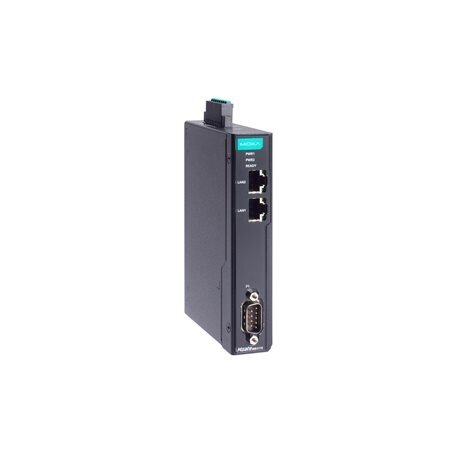 Moxa (MGate MB3270I-TB-G2) 2 prievadų pažangus nuosekliojo ryšio ir Ethernet Modbus tinklų sietuvas, komplektacija: 2 RJ45 Ethernet prievadai, 5 kontaktų gnybtų blokas nuoseklusis ryšys jungtis, 2 kV galvaninis atskyrimas, Darbinė temperatūra: -10...60 °C 2