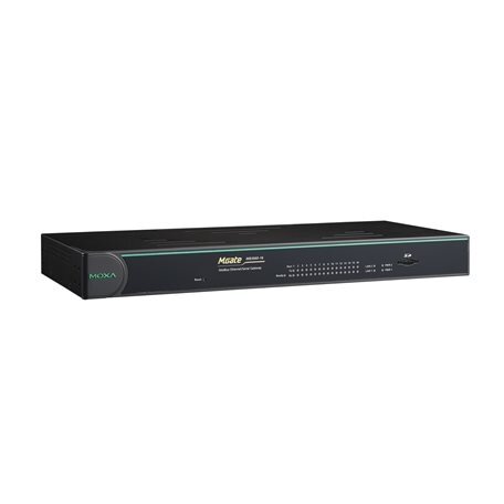 Moxa (MGate MB3660-8-J-2AC) Modbus tinklų sietuvas su dvigubas LAN tinklai, dvigubas AC maitinimas įėjimai, 8 RS-232/422/485 prievadai, RJ45 nuoseklusis ryšys sąsaja, Darbinė temperatūra: 0...60 °C 1