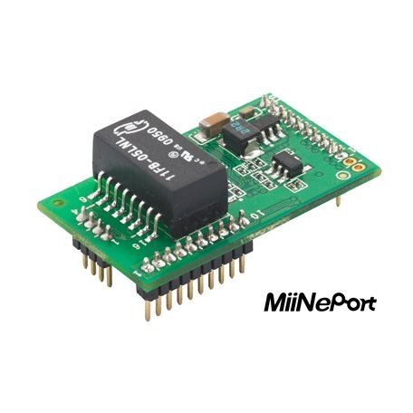 Moxa (MiiNePort E2-H-T) įterptinis įrenginių serveris skirta TTL įrenginiai, drop-viduje modulis, 10/100M be RJ45 jungtis, 50 bps į 921.6 Kbps perdavimo sparta, Darbinė temperatūra: -40...85 °C 1