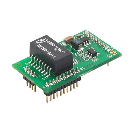 Moxa (MiiNePort E2-H-T) įterptinis įrenginių serveris skirta TTL įrenginiai, drop-viduje modulis, 10/100M be RJ45 jungtis, 50 bps į 921.6 Kbps perdavimo sparta, Darbinė temperatūra: -40...85 °C