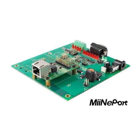 Moxa (MiiNePort E3-H) įterptinis įrenginių serveris skirta TTL įrenginiai, kontaktų kontaktų juosta modulis, 10/100M su RJ45 jungtis, 50 bps į 921.6 Kbps perdavimo sparta, Darbinė temperatūra: 0...55 °C 2
