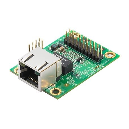 Moxa (MiiNePort E3-T) įterptinis įrenginių serveris skirta TTL įrenginiai, kontaktų kontaktų juosta modulis, 10/100M su RJ45 jungtis, 50 bps į 230.4 Kbps perdavimo sparta, Darbinė temperatūra: -40...85 °C