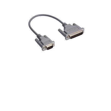 Moxa (NP21102) DB25 kištukas į DB9 kištukas kabelis skirta RS-232 perdavimas, 30 cm