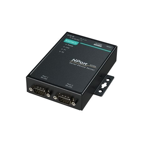 Moxa (NPort 5250A) 2 prievadų RS-232/422/485 įrenginių serveris, Darbinė temperatūra: 0...60 °C 3 Moxa (NPort 5250A) 2 prievadų RS-232/422/485 įrenginių serveris, Darbinė temperatūra: 0...60 °C 3