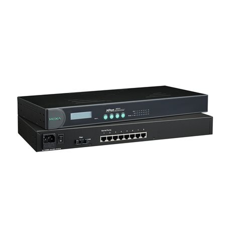Moxa (NPort 5650-8-M-SC) 8 prievadų RS-232/422/485 Montuojamas į spintą įrenginių serveris su daugiamodis šviesolaidis (SC jungtis) Moxa (NPort 5650-8-M-SC) 8 prievadų RS-232/422/485 Montuojamas į spintą įrenginių serveris su daugiamodis šviesolaidis (SC jungtis)