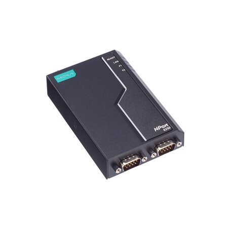 Moxa (NPort 6250-G2-T) 2 kartos 2 prievadų RS-232/422/485 į Ethernet saugus įrenginių serveris, Darbinė temperatūra: -40...75 °C Moxa (NPort 6250-G2-T) 2 kartos 2 prievadų RS-232/422/485 į Ethernet saugus įrenginių serveris, Darbinė temperatūra: -40...75 °C