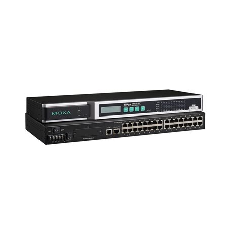 Moxa (NPort 6650-32-48V) 32 prievadų RS-232/422/485 į Ethernet saugus terminalų serveris, ±48 VDC įėjimas