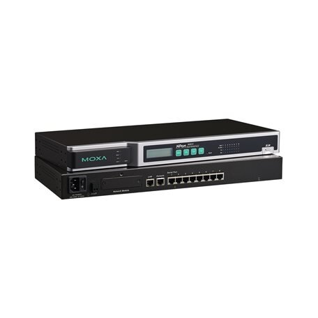 Moxa (NPort 6650-8) 8 prievadų RS-232/422/485 į Ethernet saugus terminalų serveris, 100...240 VAC įėjimas